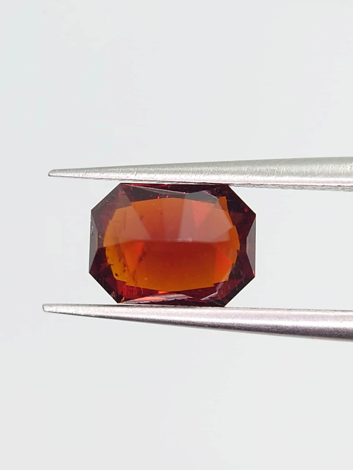 2.62ct Natural Malaya Garnet Fancy Cut From Tanzania — view 3